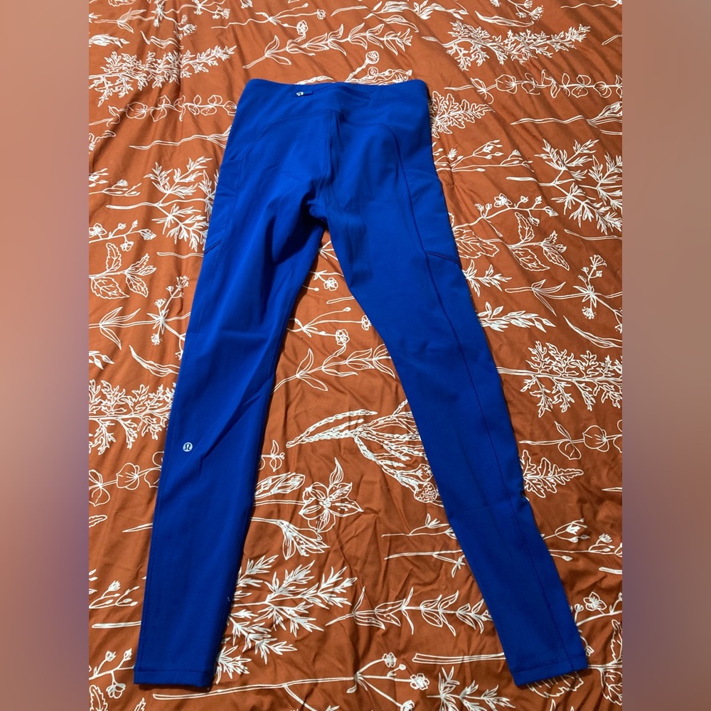 Blue Lululemon Leggings
